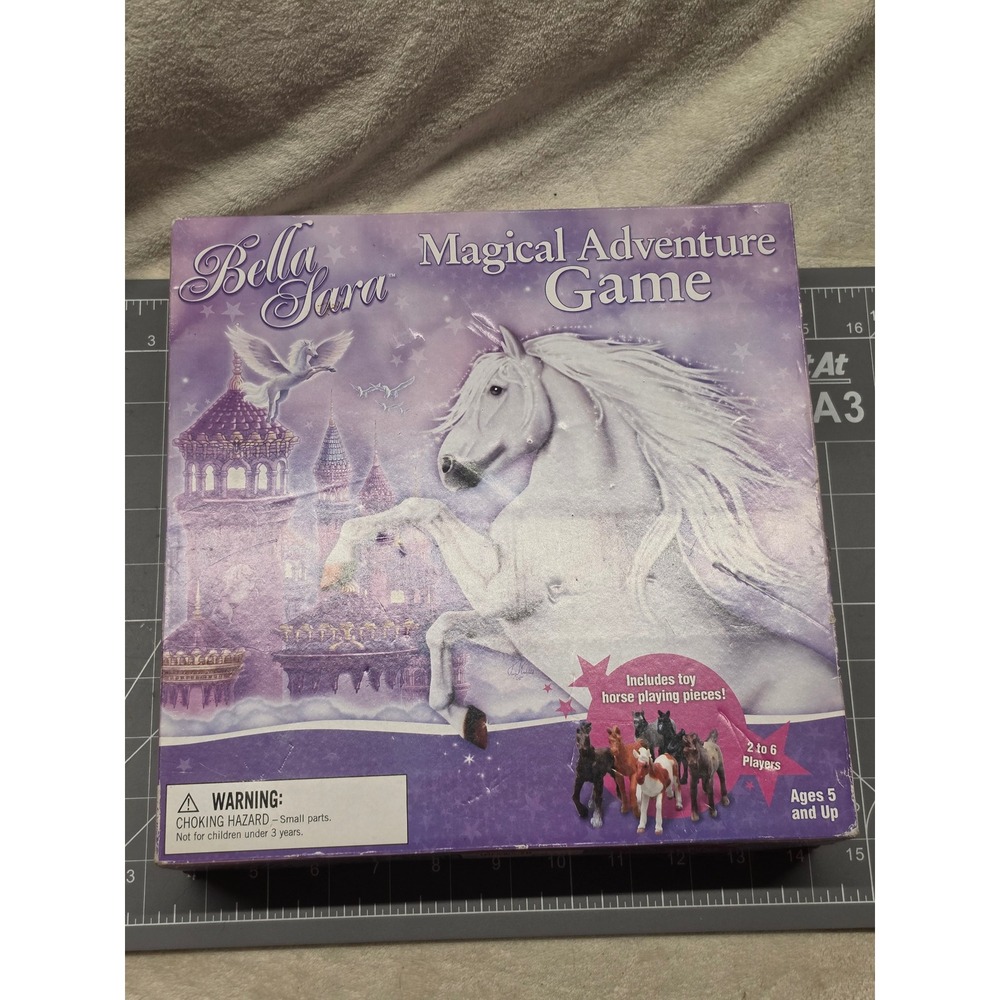 Bella Sara Magical Adventure Game MasterPieces Horse Fantasy Board Game Complete